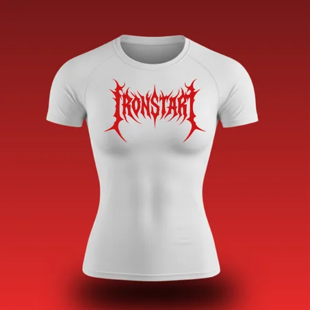 T-SHIRT WHITE IRON START WHOMAN