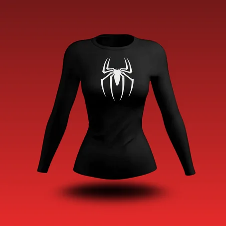 Compression Long Sleeve Shirt Whomans SPIDER
