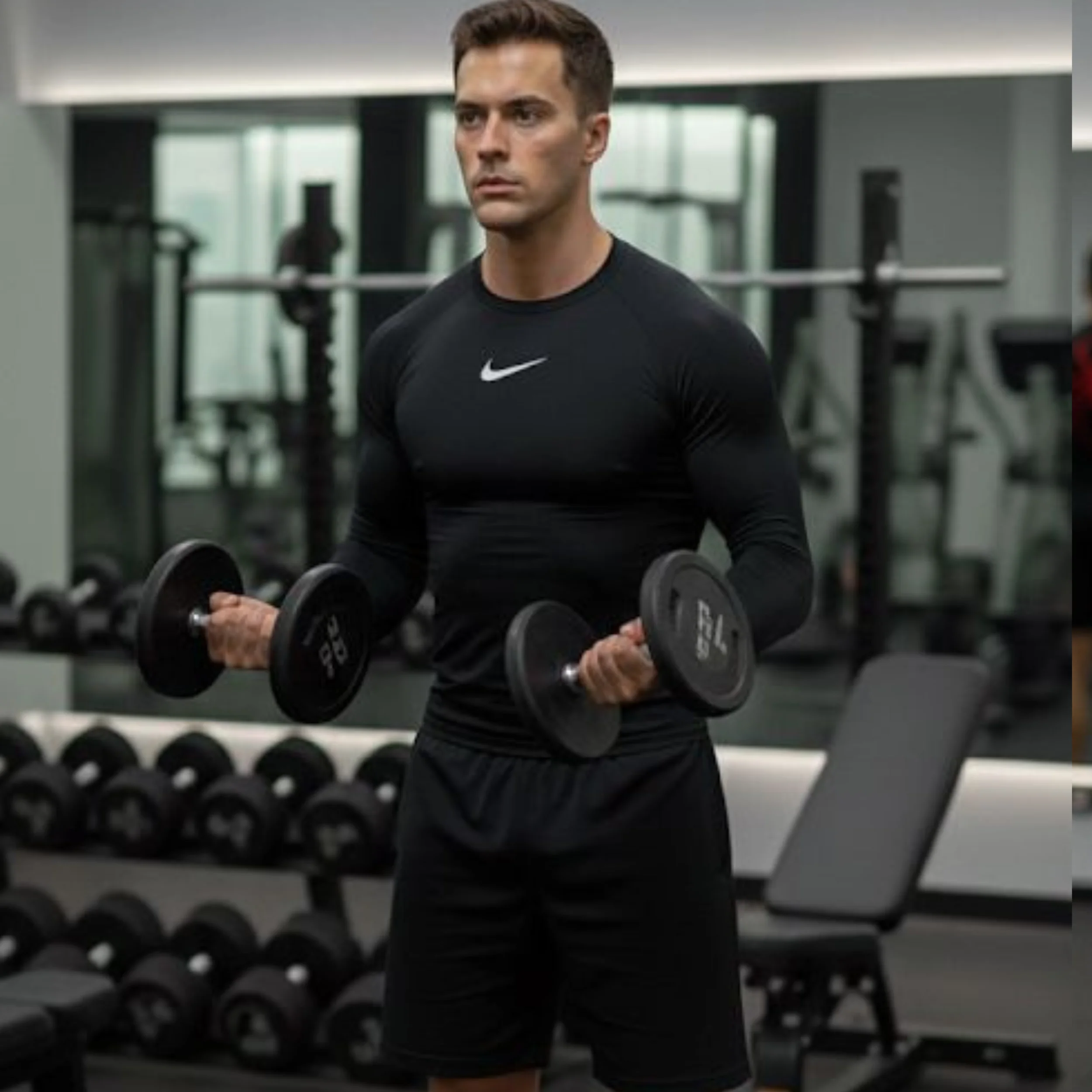 COMPRESSION SHIRT NIKE BLACK FOR MAN‘S