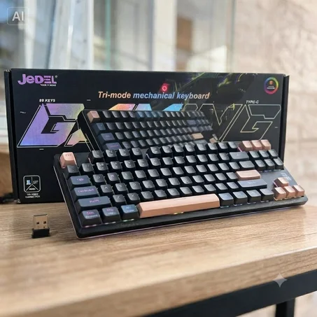 Jedel WKL-102 Tri-mode Mechanical Keyboard (88 Keys)