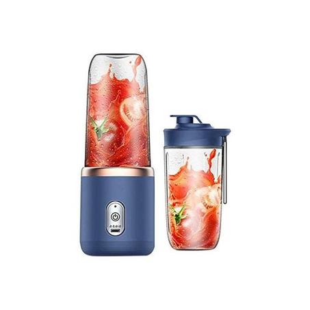 Mixeur Juice 6 Lames avec Tasse Presse-Agrumes et Couvercle Mixeur Portable +USB