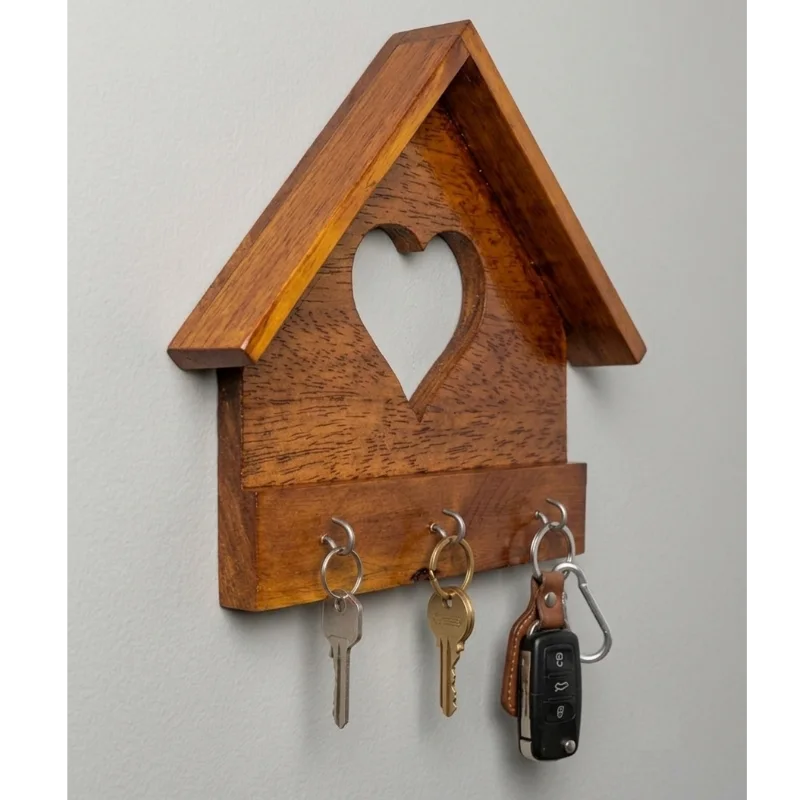 porte-clés en bois