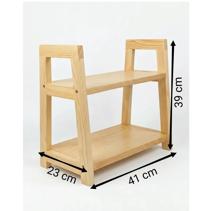 étagère de rangement en bois