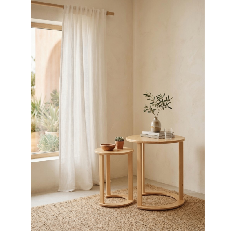 lot de 2 tables gigognes