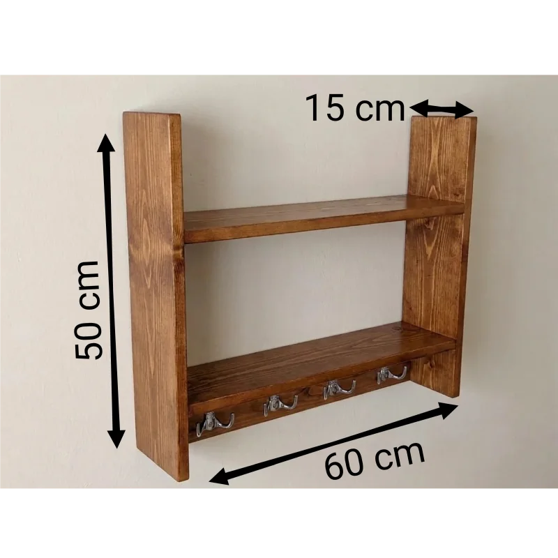 Étagère de cuisine en bois