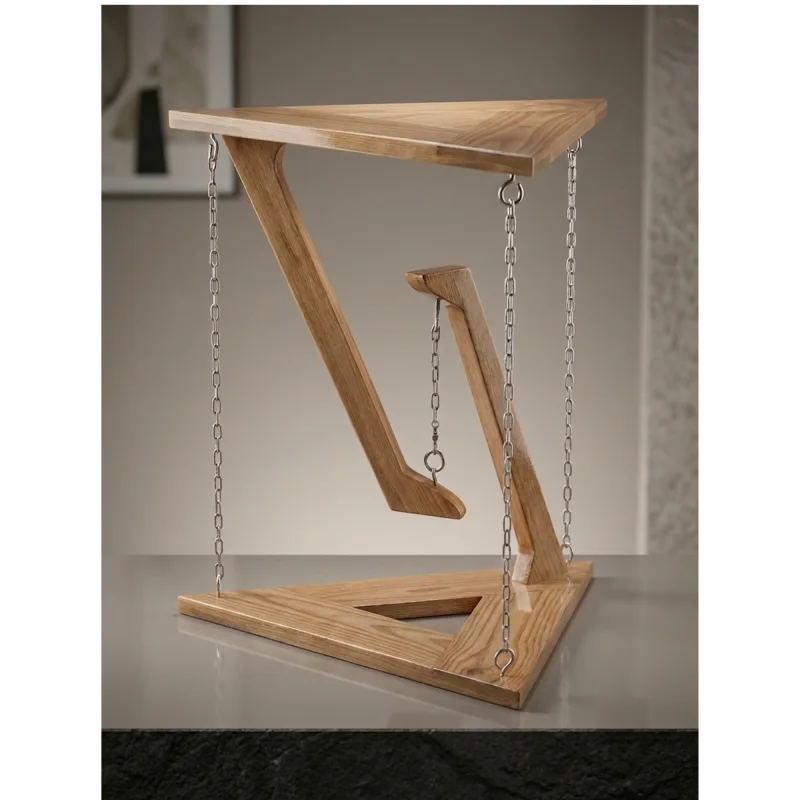 Table flottante en bois