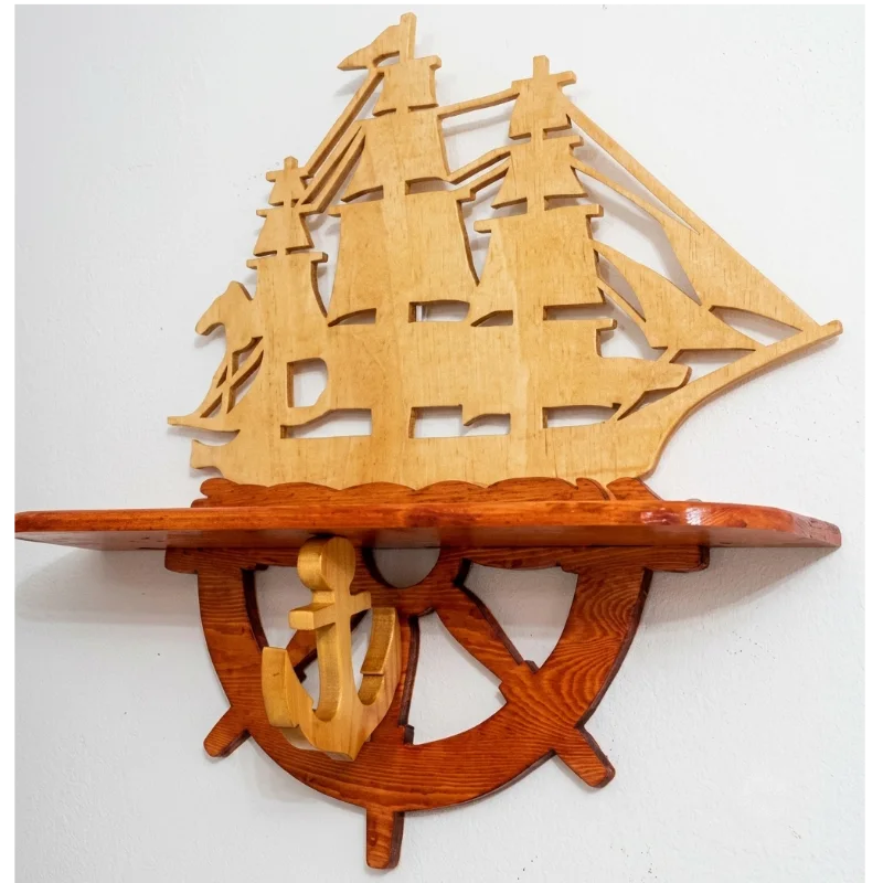 Étagère murale marine