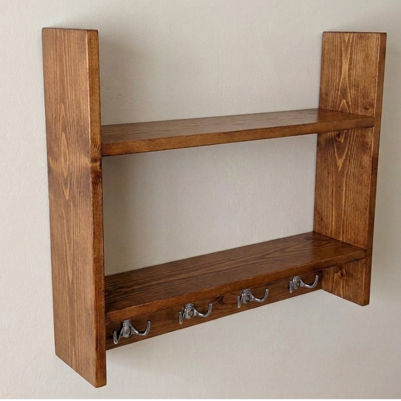Étagère de cuisine en bois