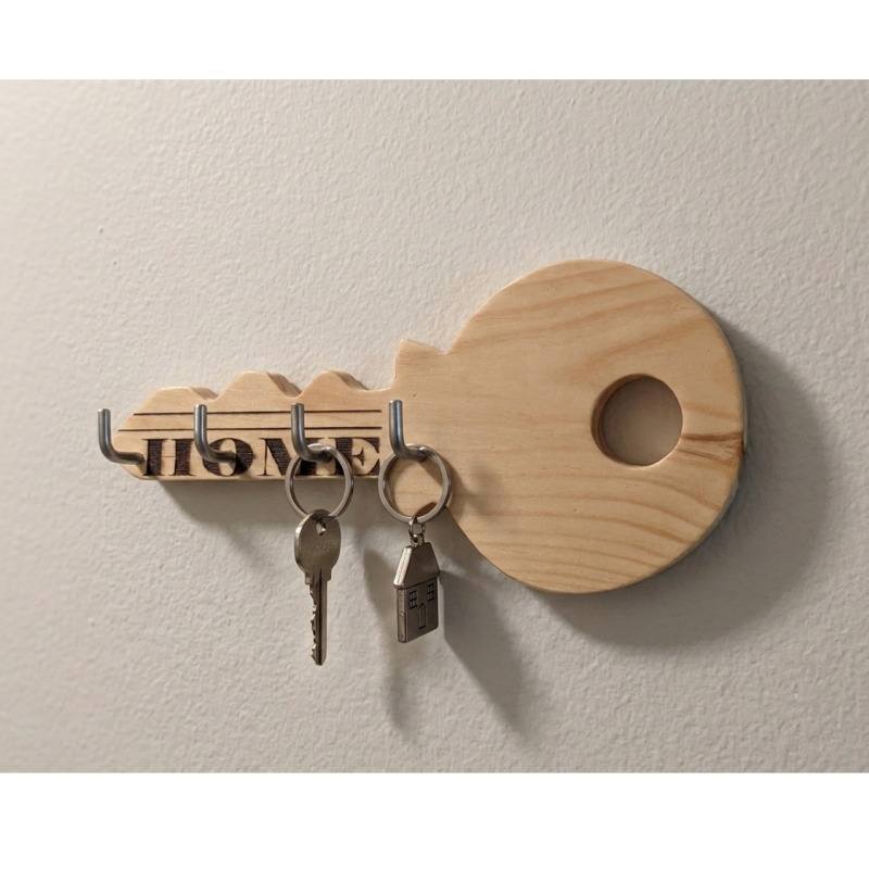 porte-clés en bois