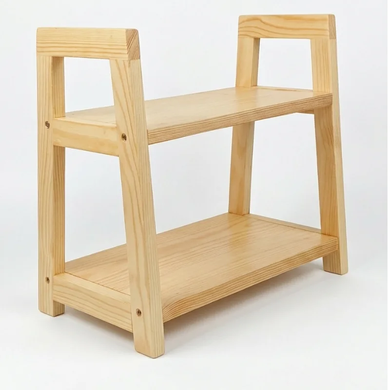 étagère de rangement en bois