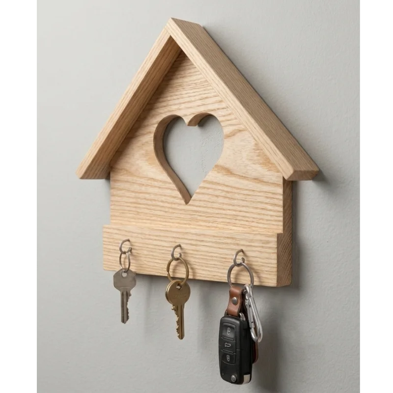 porte-clés en bois