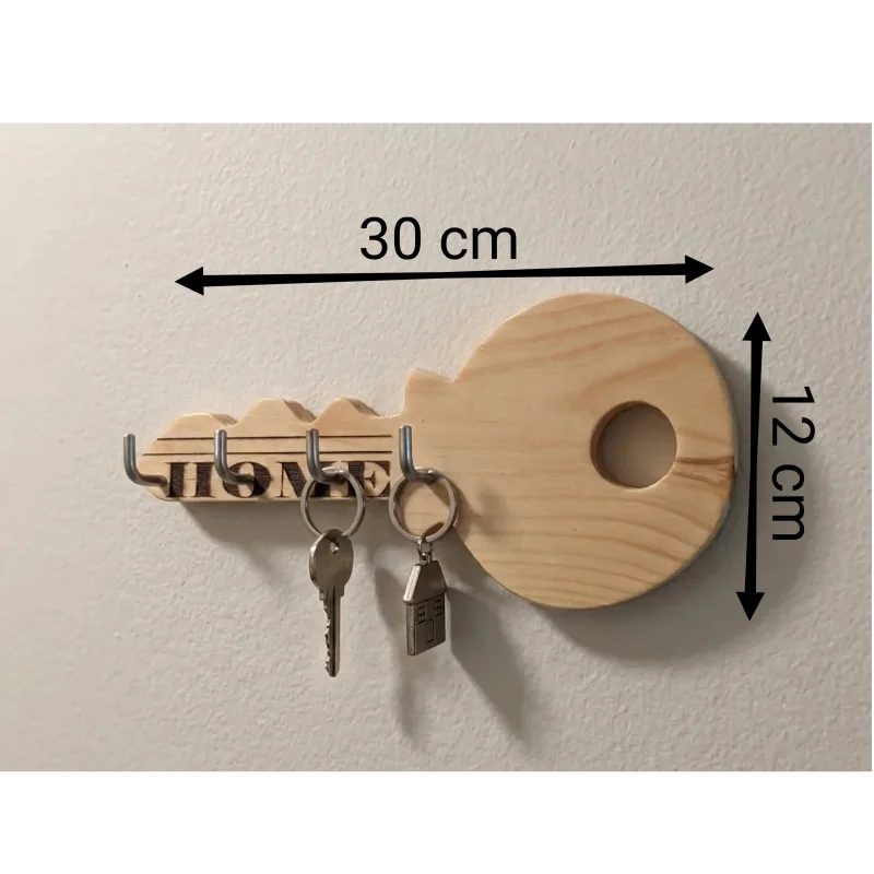 porte-clés en bois