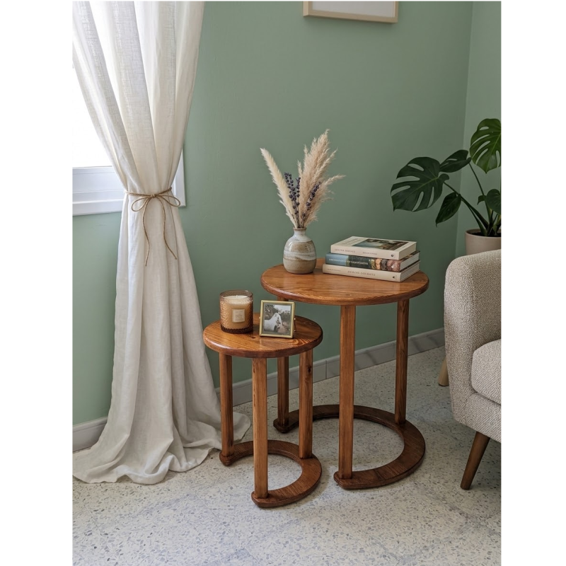 lot de 2 tables gigognes