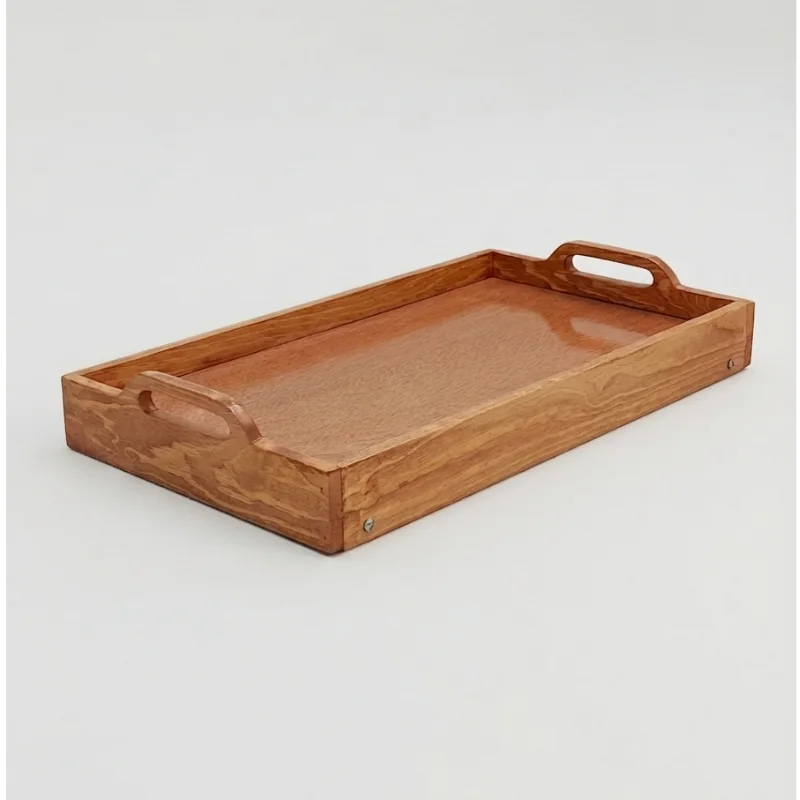 Plateau pliable en bois rouge