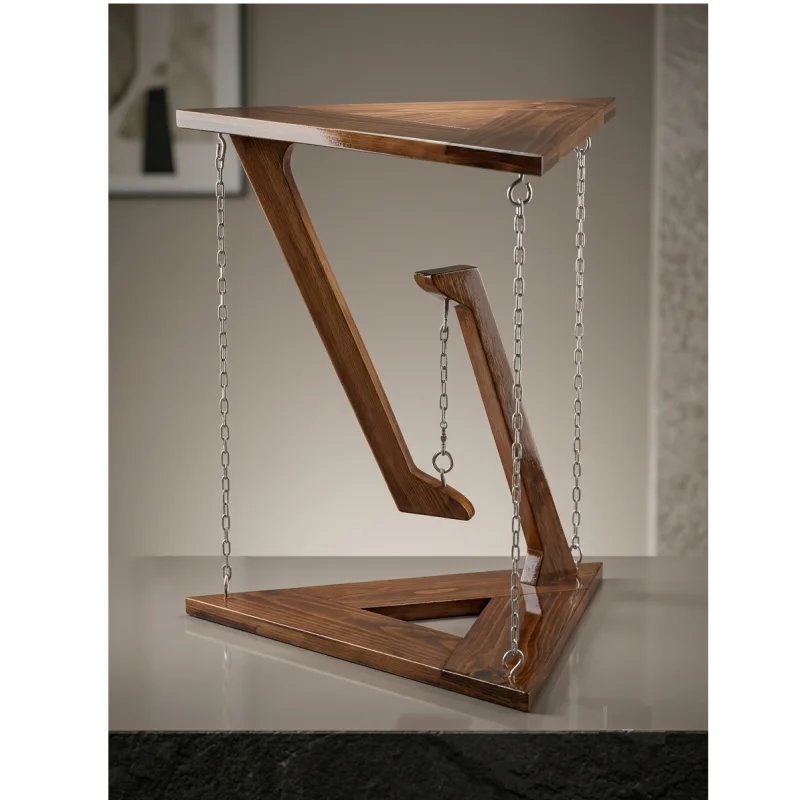 Table flottante en bois