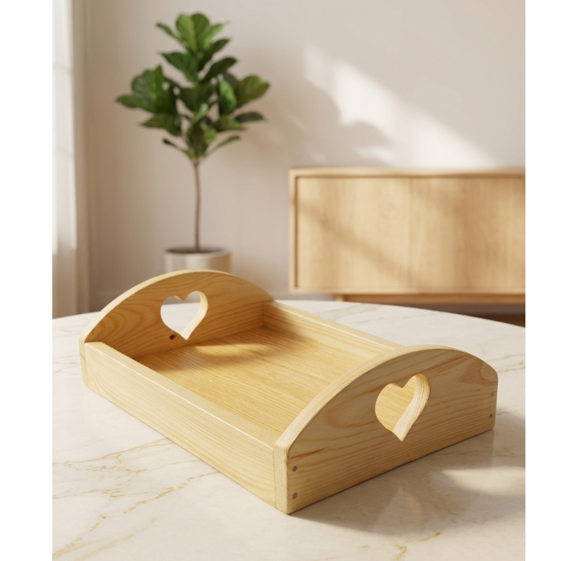 Plateau de service en bois