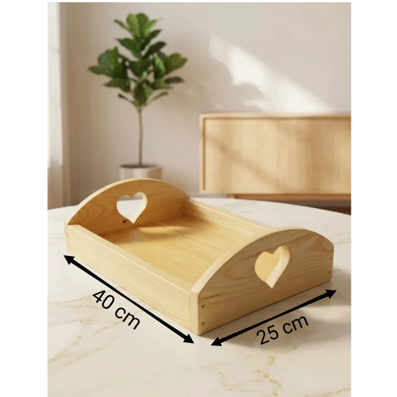 Plateau de service en bois