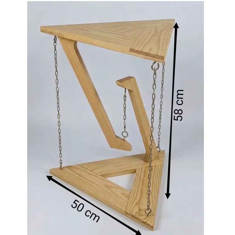 Table flottante en bois