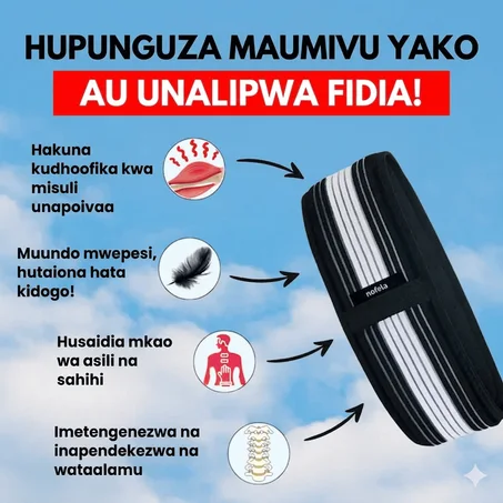 Mkanda wa Kusaidia Mgongo wa Chini Premium