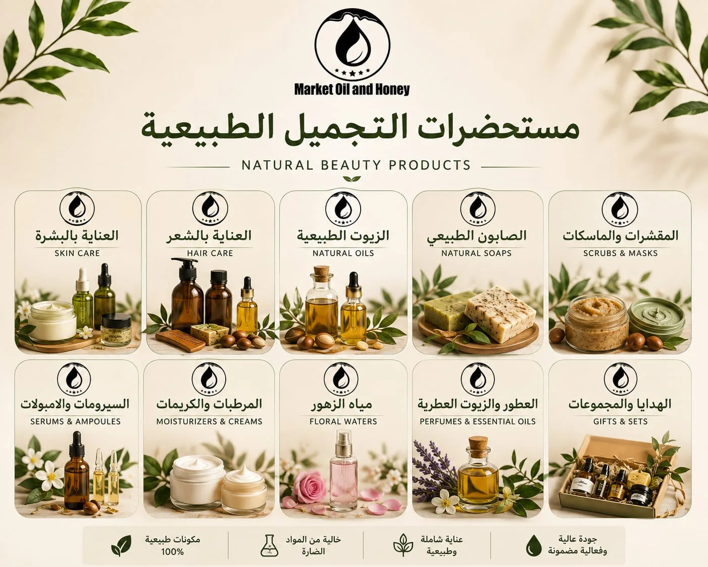 مستحضرات التجميل الطبيعية