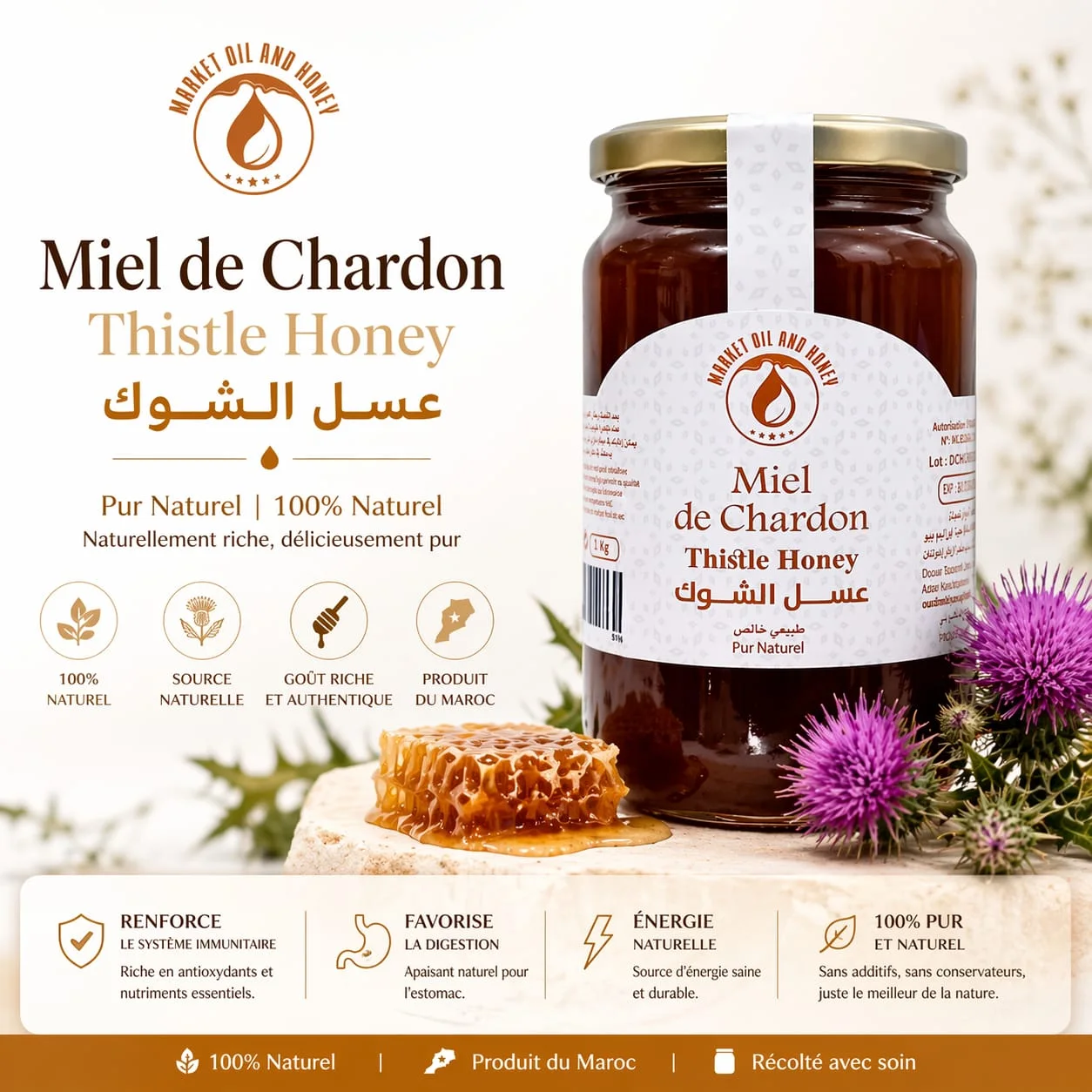 Miel de chardon