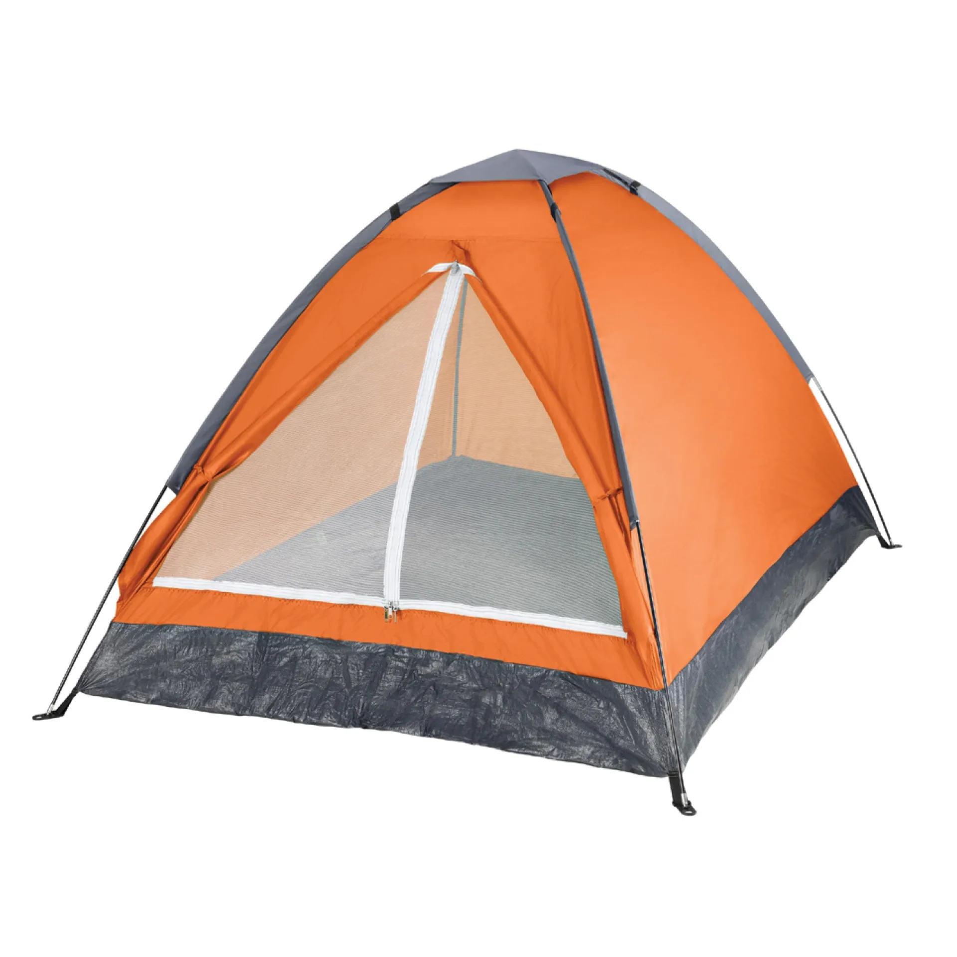 Camping Tent, Lightweight Waterproof, Orange, 210x240x130 cm