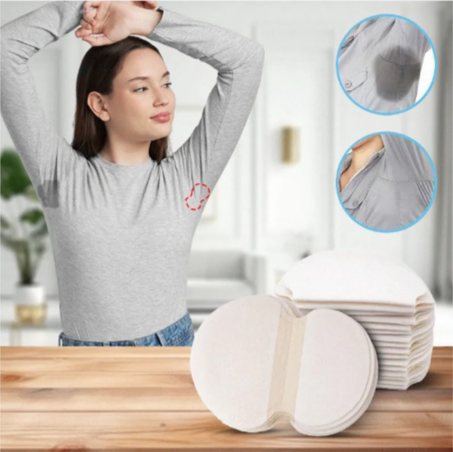وسادات امتصاص العرق تحت الإبط (50 زوجًا)