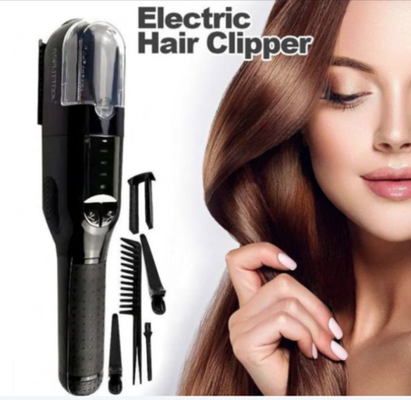 جهاز ™SPLITENDER يقوم بإزالة تقصف الشعر