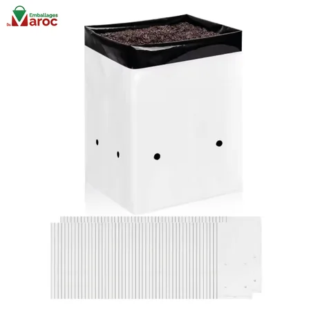 Sac de culture professionnel en plastique pour jardinage et agriculture