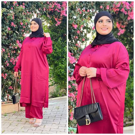 انصومبل طويل بحلة جديدة للخروج والمناسبات متوفرة بعدة ألوان زاهية