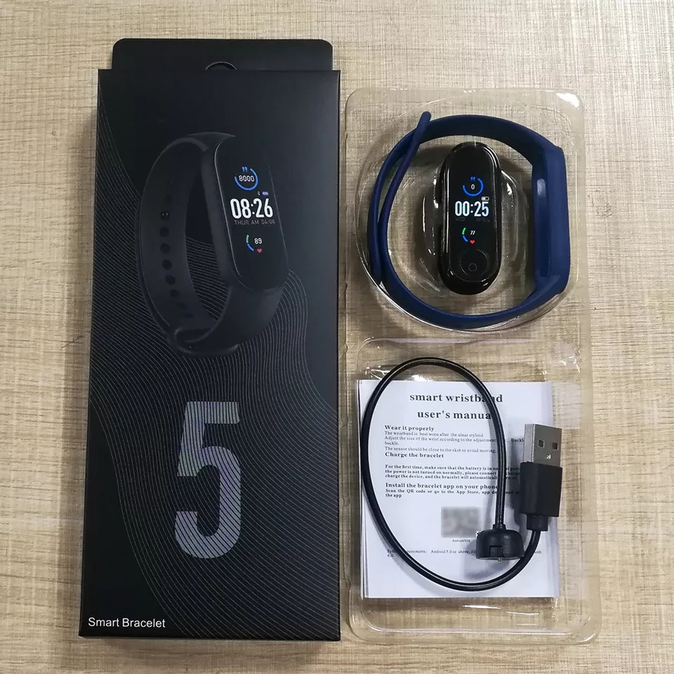ساعة ذكية للنساء والرجال Smart Bracelet M5