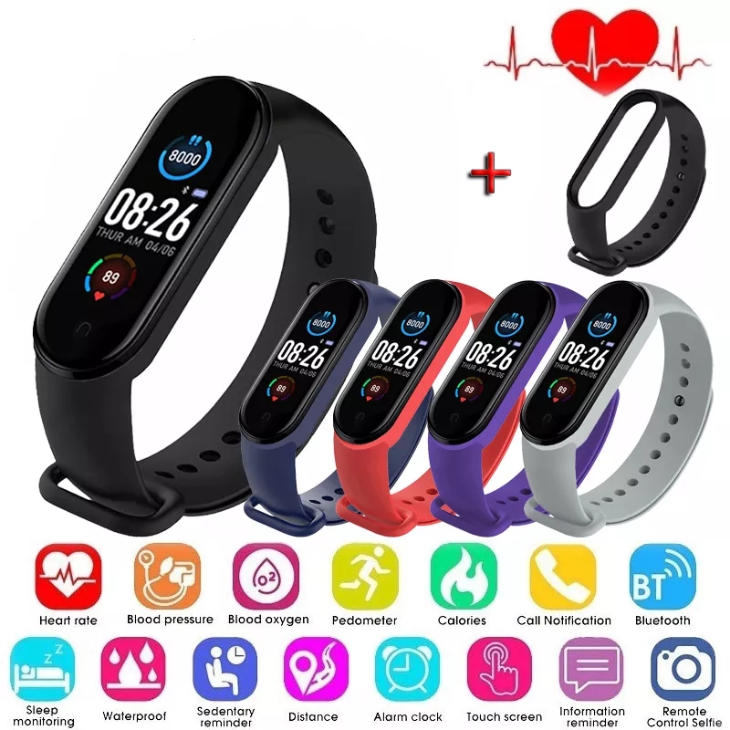 ساعة ذكية للنساء والرجال Smart Bracelet M5