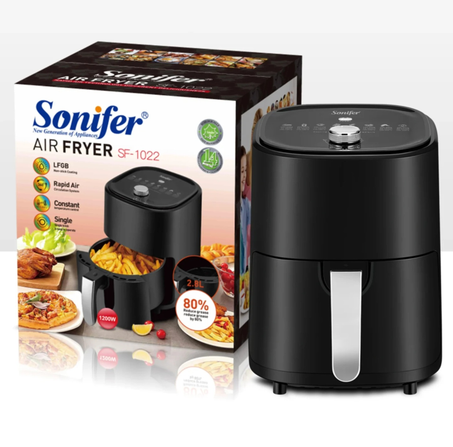 Air Fryer Sonifer 4.5L  - مقلاة هوائية– طهي صحي بدون زيت بتقنية الهواء الساخن