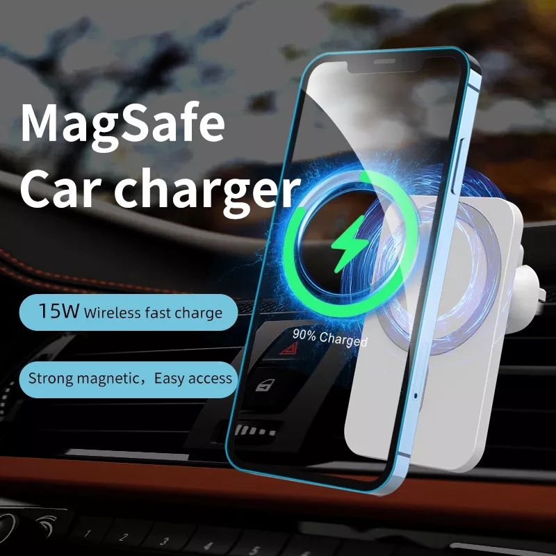 شاحن سيارة لاسلكي 15 واط Magnetic Wireless Car Charger