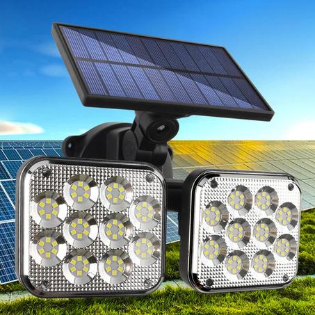 مصباح طاقة شمسية خارجي مع مستشعر حركة - Solar LED Exterior Lamp