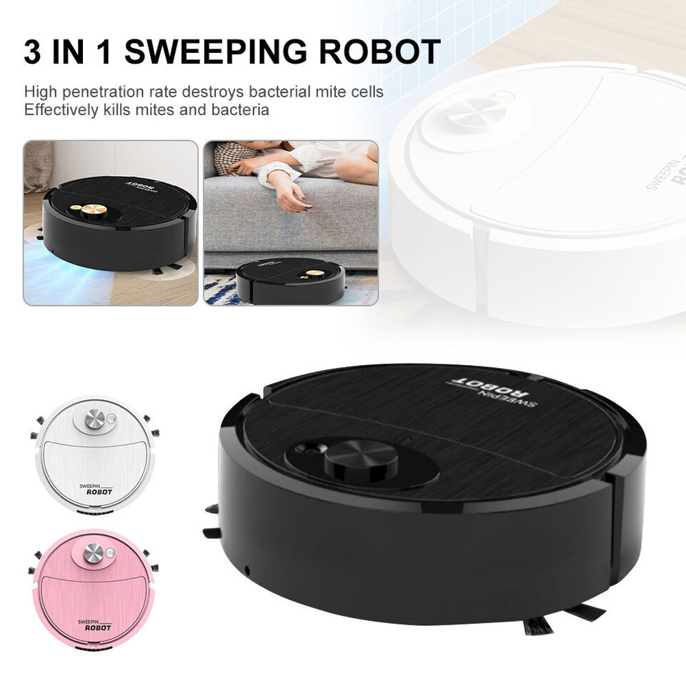 3 in 1 Smart Sweeping Robot مكنسة كهربائية آلية ذكية