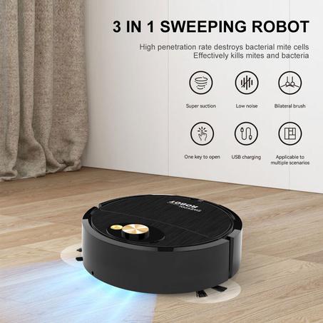 3 in 1 Smart Sweeping Robot مكنسة كهربائية آلية ذكية