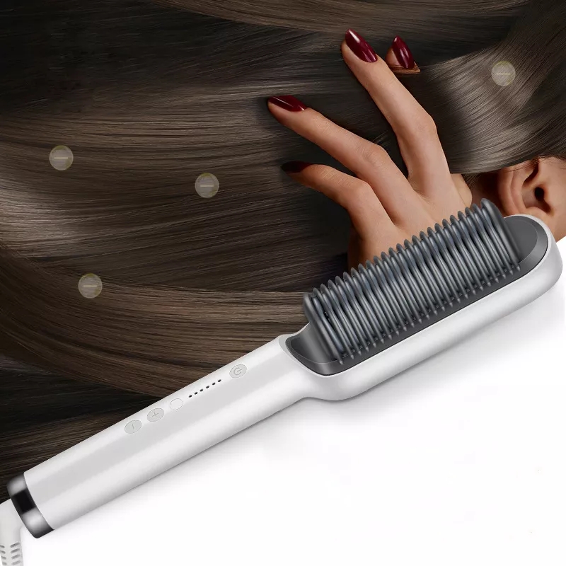 فرشاة الشعر الكهربائية لفرد الشعر Hair Straightener brush syc-580