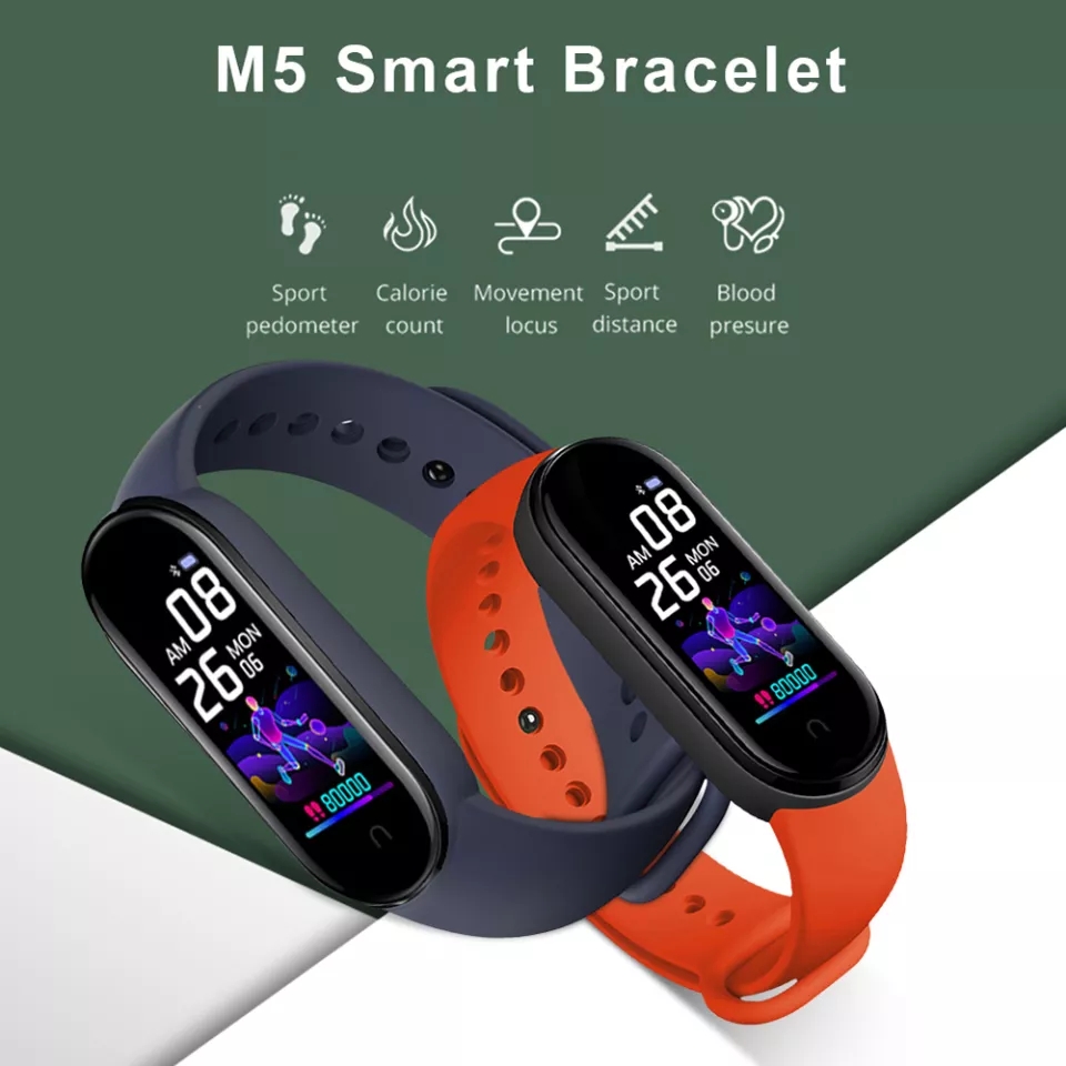 ساعة ذكية للنساء والرجال Smart Bracelet M5