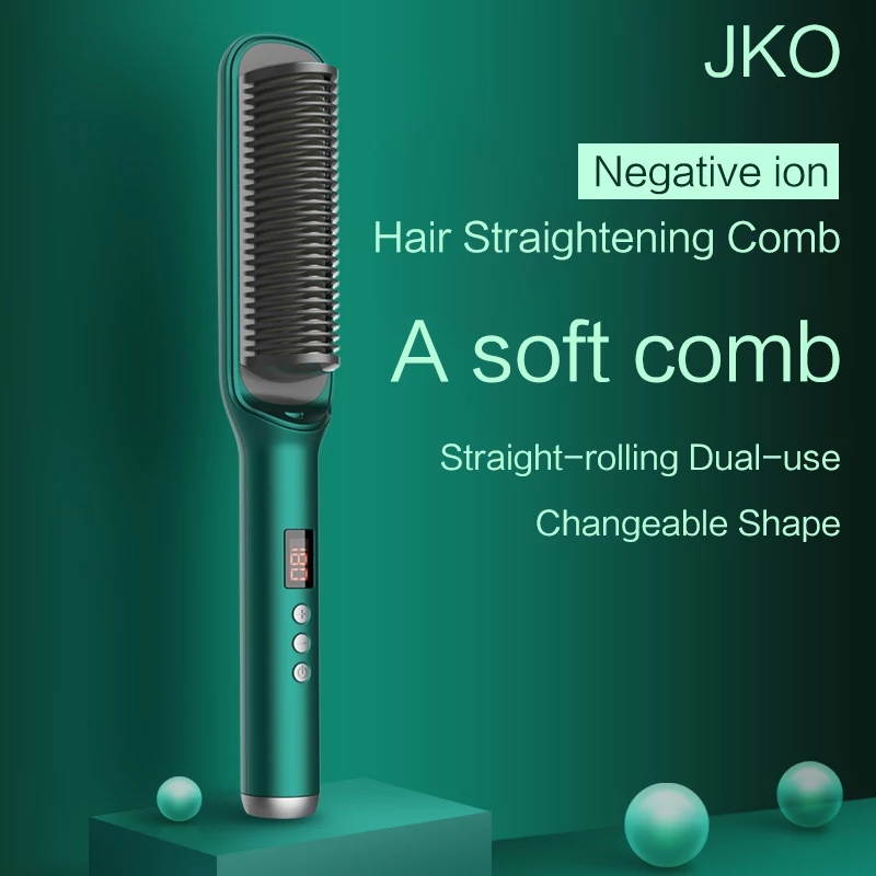 فرشاة الشعر الكهربائية لفرد الشعر Hair Straightener brush syc-580