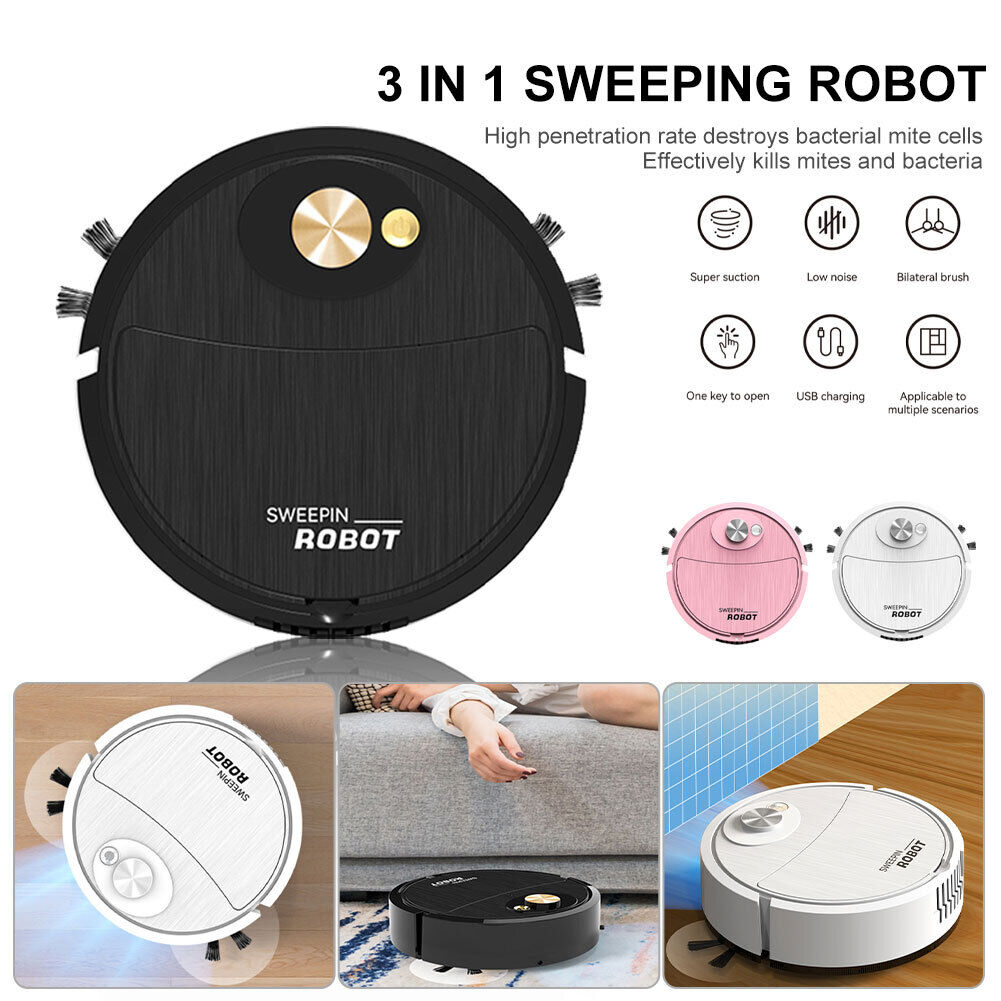 3 in 1 Smart Sweeping Robot مكنسة كهربائية آلية ذكية