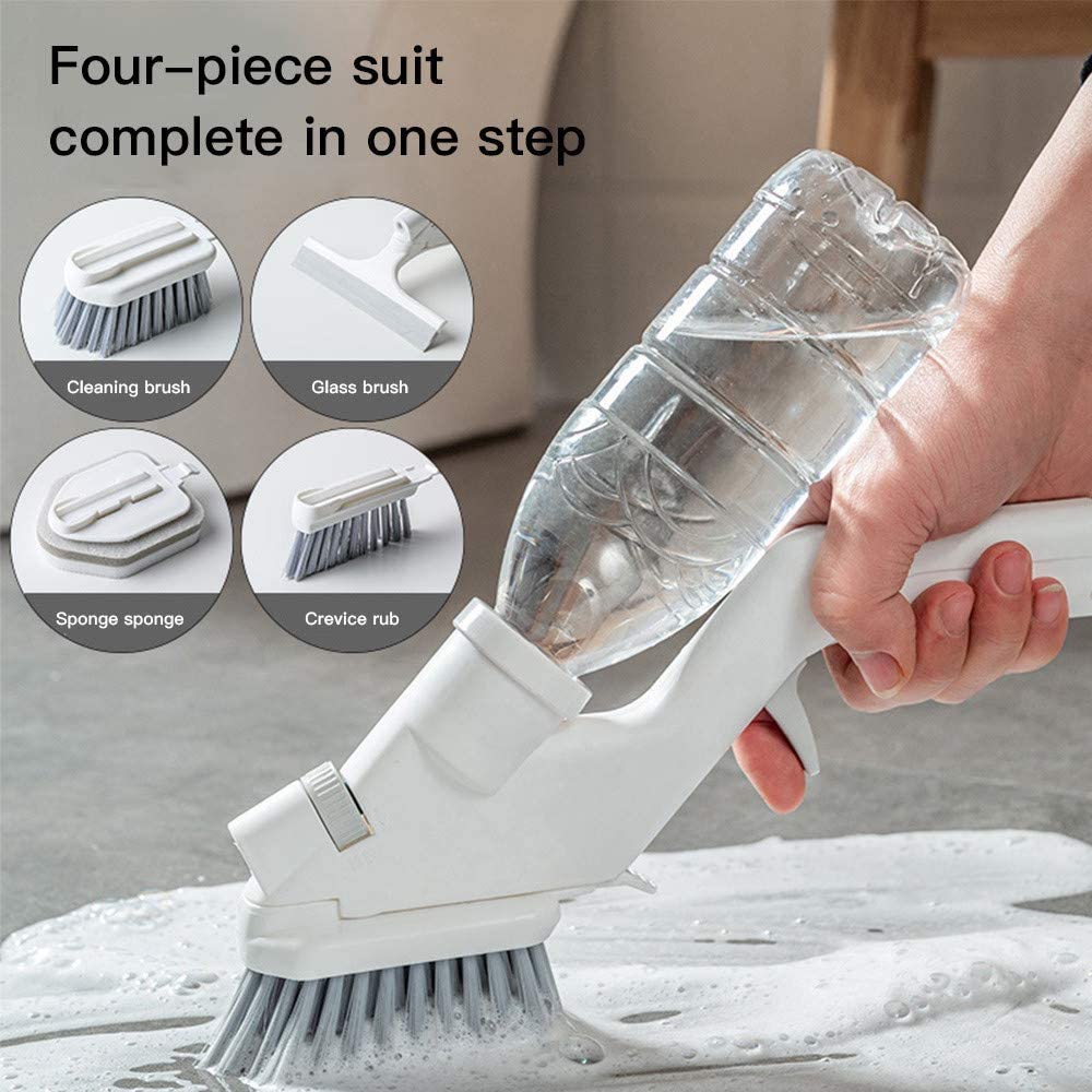 MULTIFUNCTIONAL WATER SPRAY CLEANING BRUSH | فرشاة تنظيف بخاخ الماء متعددة الوظائف