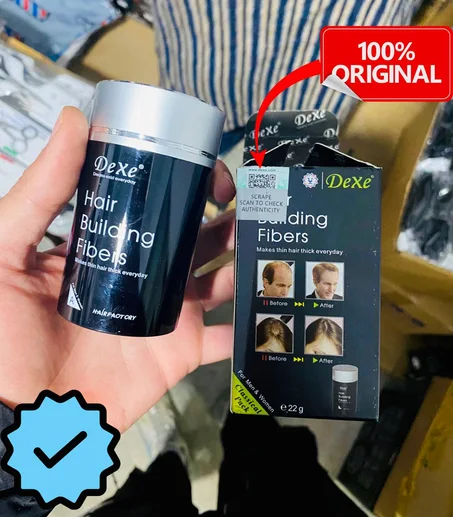 Dexe Hair Building Fibers لاخفاء فراغات الشعر و الصلع