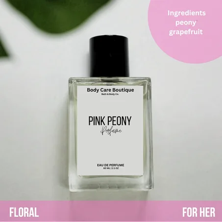 Pink peony perfume