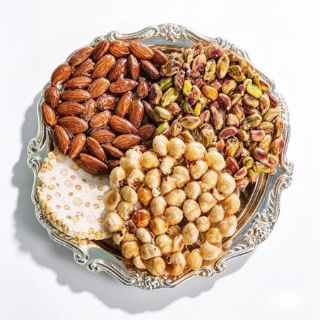 نوجا ملكية بالمكسرات الفاخرة