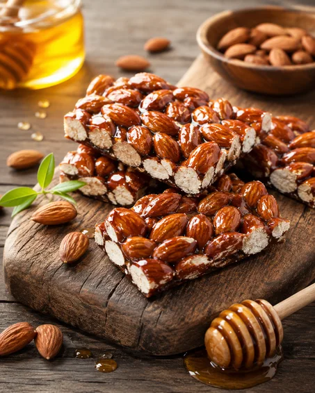 نوجا اللوز بالعسل الحر 1 كيلو
