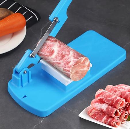 🍖 آلة قطع اللحم يدوية مع مصباح - ساهلة وسريعة لتحضير الوجبات!