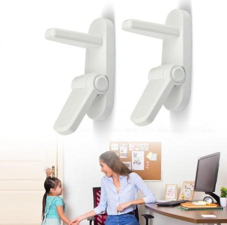 🚪 مقبض باب مع قفل للأطفال - حماية وأمان فدارك!