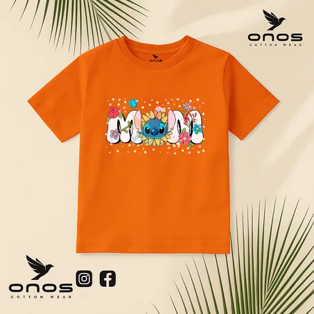 تيشرت اورنج بناتي