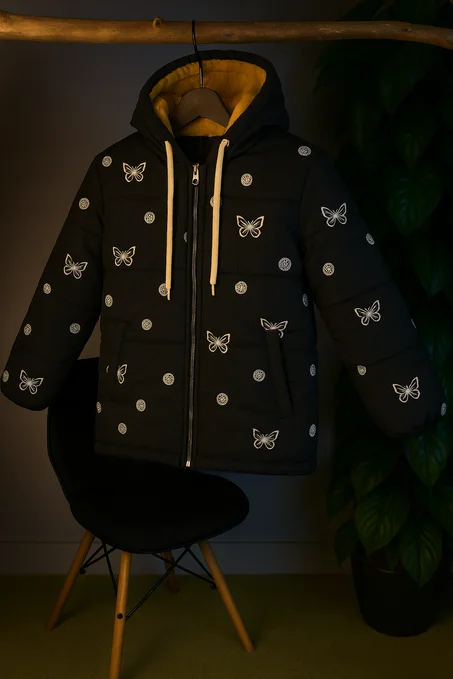 جاكت وتر بروف الفراشه أسود كود 5007